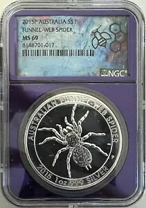 2015-P I[XgA $1 t@l EFu XpC_[ MS69 (TraderBea NGC p[v RA)
