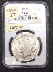 1925 s[X _[ PCGS AU 55 VAM-1T gbv 50 V[gh bZ[W  CY I-4 R-6 #8-068