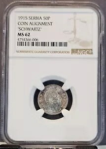1915 ZrA Vo[ 50 p 50P RC ACguVcv NGC MS 62