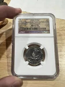 2020 D }[V rOX bNtF[ NP NH[^[ 25c NGC MS 67 PL PROOFLIKE