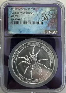 2015-P I[XgA $1 t@l EFu XpC_[ MS69 (TraderBea NGC p[v RA)