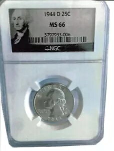 1944-D Vg NH[^[ MS 66 Vo[B NGCF胏Vgx