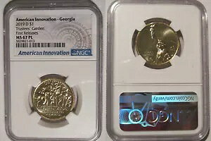 2019 D Innovation Trustees Garden Dollar $1 NGC MS 67 PL ���񃊃��[�X PROOFLIKE