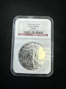 1988 AJ Vo[ C[O $1 NGC MS69 t@[Xg XgCN A h 1 IX̒n