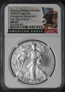 2020(P) AJ Vo[ C[O NGC MS69 EP FDOI AJ C[O [x ?COINGIANTS?