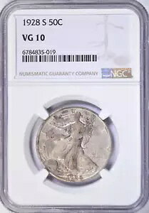 1928-S �E�H�[�L���O ���o�e�B �n�[�t�_���[ ~ �t���b�V�� �X���u �\���b�h NGC VG 10!
