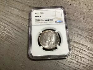 1964 �P�l�f�B �V���o�[ �n�[�t�_���[-NGC MS 65-082623-0051