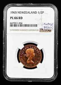 �j���[�W�[�����h 1965 1/2 �n�[�t�y�j�[ NGC PL66 RD