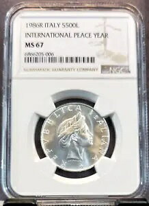 1986 C^A 500  ەaN NGC MS 67 炩Ȍ