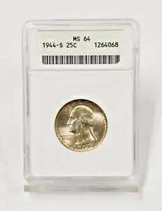 ���B���e�[�W ANACS �\�[�v �{�b�N�X 1944-S ���V���g�� �N�H�[�^�[ NGC �O���[�h������ MS64