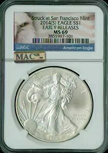2014 (S) Vo[ C[O 1 IX $1 NGC MS69 ER 2 ōWXg[ MAC X|bgX*