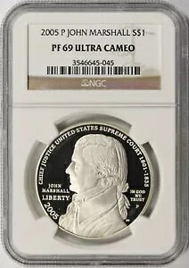 2005-P $1 W }[VLOVo[ _[ NGC PF69 Eg JI