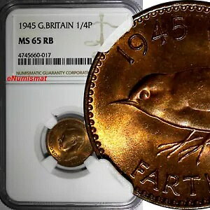 CMX W[W 6  uY 1945 t@[WO NGC MS65 RB bh g[jO KM# 843 (7)