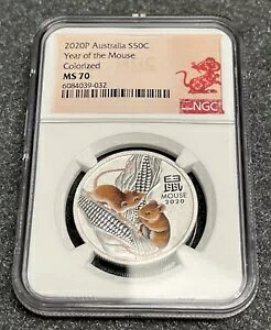 2020-P NGC MS70 I[XgA 1/2 IX J[CY C[ Iu U }EX Vo[ 50 Zg