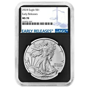 2024 $1 AJ Vo[ C[O NGC MS70 ER u[ x g RA