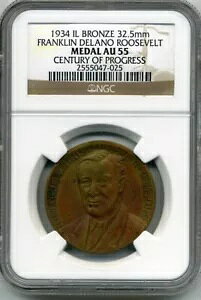 1934 FDR ���I�̐i�����_�� - NGC AU 55 - ��������