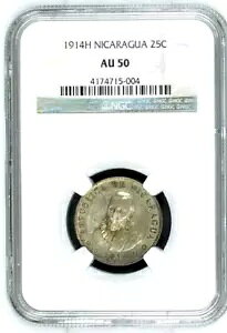 �j�J���O�A 1914-H 25 CENTAVOS ~ SUN OVER MOUNTAINS ~ NGC ������ 50 �ɂ���
