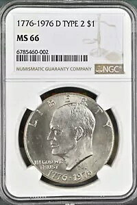 1776-1976-D $1 Type2 AC[n[ h NGC MS66 6785460-002