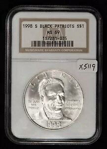 1998-S $1 ubN yCgIbc Vo[ LOh - NGC MS 69 - SKU-X5119