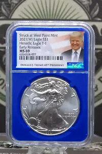 2021 (W) AJ Vo[ C[O "TYPE 1" $1 NGC MS69 ER "TRUMP" u[ wfBbN