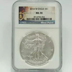 2014-W NGC MS70 p[v n[g x AJ Vo[ C[O ASE $1 ㎿