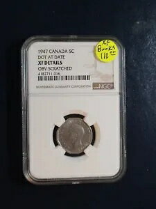1947 DOT AT DATE �J�i�_ 5 �Z���g NGC XF 5C �R�C�������i�Ŕ̔����܂�!