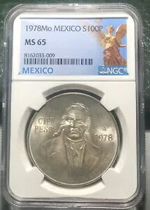 MS65 1978 ���L�V�R �V���o�[ 100 �y�\ S100P NGC ���X�^�[�W�F�� BU SKN 3009