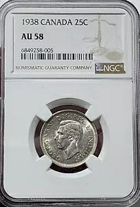 1938N Ji_ Vo[ 25Zg NH[^[ NGC AU58