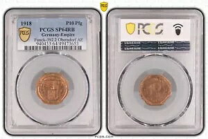 1918 P10 Pfg Funck-392.2 I[xht AEA RB ЁAPCGS SP64RB 114401-