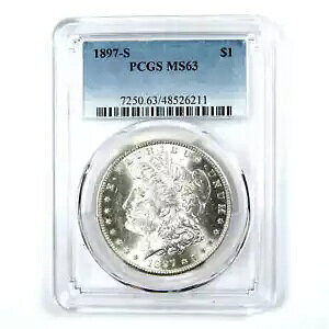 1897 S K h MS 63 PCGS Vo[ $1 ʃRC SKU:I13920