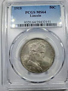 �����J�[���L�O�n�[�t�_���[ 1918 MS64 PCGS