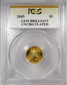 2005 WF uAg  PCGS $5 AJ C[O 