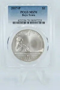 2017-P PCGS MS70 �{�[�C�Y�^�E���L�O�V���o�[ �_���[ �r�W�l�X �X�g���C�L $1