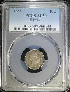1883 nC Vo[ _C PCGS AU50 قƂǗʂĂȂIWi̕\