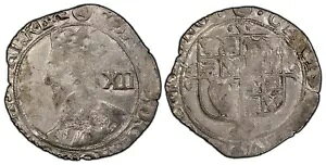 �C���O�����h �`���[���Y 1 �� (1641-43)-(�~���̎O�p�`) AR �V�����O PCGS AU53 SCBC-2799