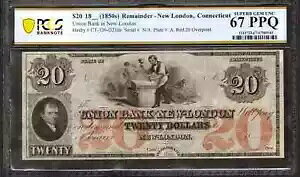 1850 $20 jIsj[hRl`Jbgc PCGS 67 PPQ