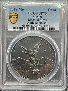 2018 メキシコ 1 オンザ シルバー リベルタ コイン PCGS