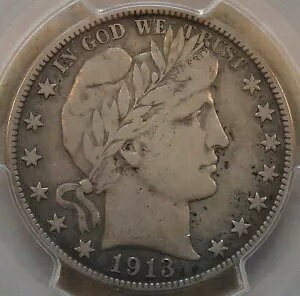 1913-S ���e�� �n�[�t�_���[ 50c PCGS �F�� VF25