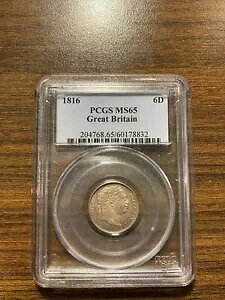 1816 6D PCGS MS 65 英国コイン イギリス コイン