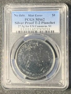 tȂ ~gG[ $1 MS62Vo[ v[t T-2 vVF