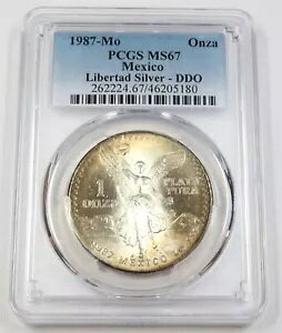 1987 Mo PCGS MS67 |���L�V�R - �g�[�� 1 �I���X �V���o�[ ���x���^ DDO �A�� �I���U �R�C�� #42501A