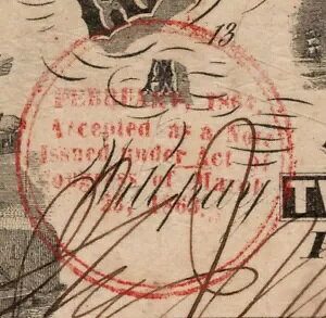 T-18 PF-2 1861 20 �h���̓�R���� - �g�����X�~�X! PCGS-C VF 25 ������