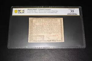 ���[�h�A�C�����h RI-284 �A���n�ʉ� 1780 �N 7 �� 2 �� 3 �h�� PCGS ���� 35
