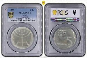 CXG A Vo[ 5  v[t RC 1958 N KM#21 {}̐C PCGS O[h PR64