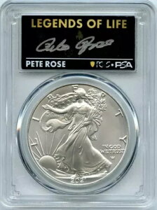 2021 ASE $1 T2 ���񐶎Y PCGS MS70 ���W�F���h �I�u ���C�t �s�[�g ���[�Y �I�[�g/�T�C��