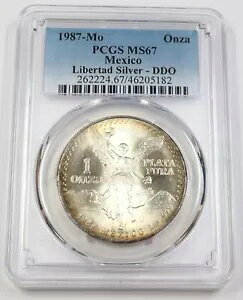 1987 Mo PCGS MS67 |���L�V�R - �g�[�� 1 �I���X �V���o�[ ���x���^ DDO �A�� �I���U �R�C�� #42500A