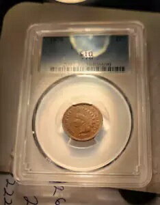 1870 �C���f�B�A�� �w�b�h �Z���g PCGS VF30 SNOW-10 �_�u�� �_�C ���o�[�X