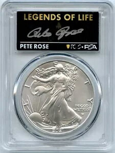 2021 ASE $1 T2 񐶎Y PCGS MS70 WFh Iu Ct s[g [Y I[g/TC