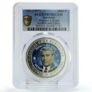 TnEB 1000 yZ^ Fi[ tH uE Pbc Xy[X PR70 PCGS CuNi RC 1997