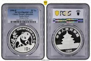 1990 P ؐla v[t Vo[ p_ 10  PCGS PR69DCAM PAN-137A